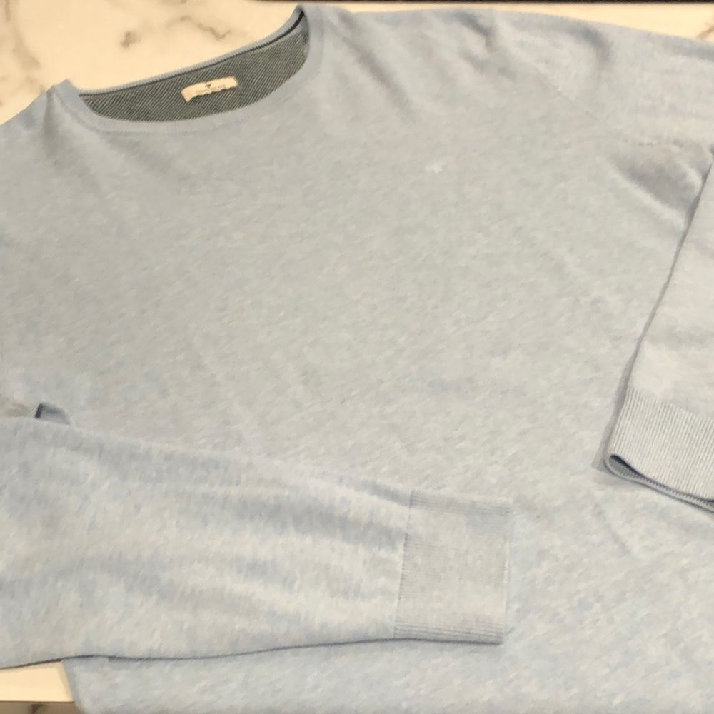 Tom Tailor Light Blue Crew Neck Sweater Fits L